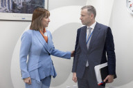 Rachel Reeves UK Chancellor of the Exchequer attends IMF Spring meetings