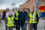 Chief Secretary to the Treasury Darren Jones visits Border Force operations in Dover, UK.