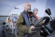Amphibious Sealegs boat brings Bond-style glamour to RSPB in Northumberland