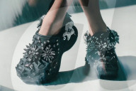 Crocs get a shiny Swarovski crystal makeover