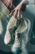 Crocs get a shiny Swarovski crystal makeover