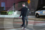 NYPD Highway Collision Investigation Squad At The Scene On Woodhaven Boulevard And Myrtle Avenue In Forest Park Queens New York