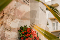 Flowers In The April 25 Memorial To Celebrate The 51° Anniversary Of The Portuguese Revolution