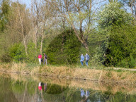 Couples Out For A Walk In Nature