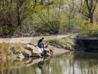 Couples Out For A Walk In Nature