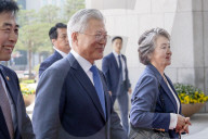 Former President Moon Jae-in Attends 7th Anniversary Of April 27 Inter-Korean Panmunjom Declaration