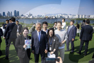 Former President Moon Jae-in Attends 7th Anniversary Of April 27 Inter-Korean Panmunjom Declaration