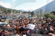 Pahalgam Protest Against Tourist Attack 