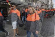 Bridgestone Workers Protest 
