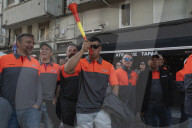 Bridgestone Workers Protest 