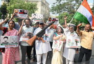 Protest Against Terror Attack In India