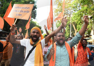  Biswa Hindu Parisad  Protest Rally Against Attack In India