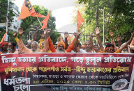  Biswa Hindu Parisad  Protest Rally Against Attack In India