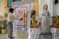 Mass Following The Death Of Pope Francis In Kolkata, India