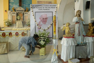 Mass Following The Death Of Pope Francis In Kolkata, India