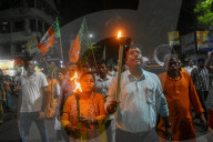 Protest Continues Following Terror Attacks In Kashmir.