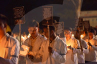 Protests  Following Militant Attack On Tourists In Assam
