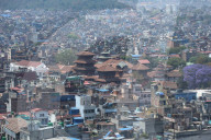 Seen From Lately Constructed Replica Of Nepal's Iconic Dharahara Tower