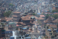 Seen From Lately Constructed Replica Of Nepal's Iconic Dharahara Tower