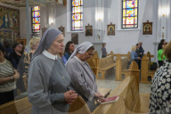 Mass for Pope Francis in Kharkiv