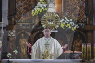 Mass for Pope Francis in Kharkiv