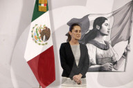 Mexico’s President Sheinbaum Pardo Holds Briefing Conference