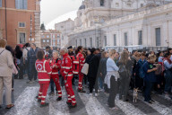 Preparations For The Funeral Of Pope Francis In Rome 