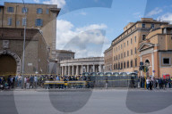 Preparations For The Funeral Of Pope Francis In Rome 
