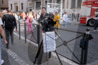Preparations For The Funeral Of Pope Francis In Rome 