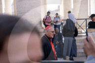 Preparations For The Funeral Of Pope Francis In Rome 