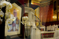 Memorial Service In Remembrance Of Pope Francis In Greece 