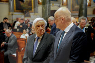 Memorial Service In Remembrance Of Pope Francis In Greece 