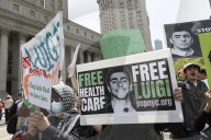 Outside The Mangione Hearing In New York