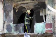 Pavlohrad after large-scale Russian drone attack