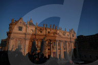 Funeral of Pope Francis Bergoglio on the steps of St. Peter's Basilica April 26, 2025