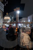 Pilgrims Wait For Pope Francis' Funeral