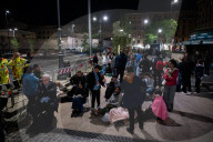 Pilgrims Wait For Pope Francis' Funeral
