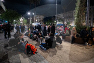 Pilgrims Wait For Pope Francis' Funeral
