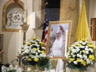 Vigil Mass In Honor Of Pope Francis At Elmhurst