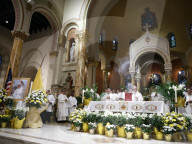 Vigil Mass In Honor Of Pope Francis At Elmhurst