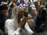 Vigil Mass In Honor Of Pope Francis At Elmhurst