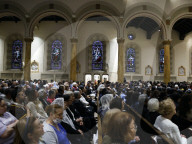 Vigil Mass In Honor Of Pope Francis At Elmhurst