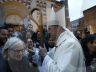 Vigil Mass In Honor Of Pope Francis At Elmhurst
