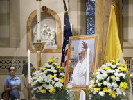 Vigil Mass In Honor Of Pope Francis At Elmhurst