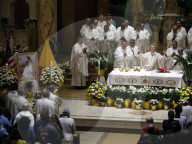 Vigil Mass In Honor Of Pope Francis At Elmhurst