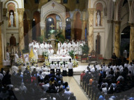 Vigil Mass In Honor Of Pope Francis At Elmhurst