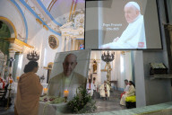 Tribute To Pope Francis, In Kolkata 