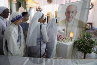 Tribute To Pope Francis, In Kolkata 