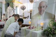Tribute To Pope Francis, In Kolkata 
