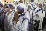 Tribute To Pope Francis, In Kolkata 